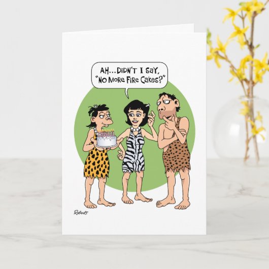 Geruststellende 41e verjaardag kaart (Gele Bloem)