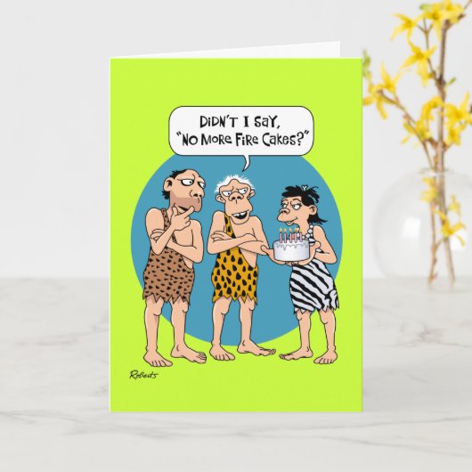 Geruststellende 61e verjaardag kaart (Gele Bloem)