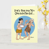 Geruststellende 76e verjaardag kaart (Gele Bloem)