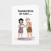 Geruststellende 80e verjaardag kaart (Voorkant)