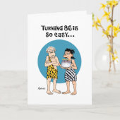 Geruststellende 86ste verjaardag kaart (Gele Bloem)