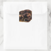 Geryon van Dante's Inferno Vierkante Sticker (Tas)