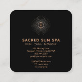 *~* Gesacred Geometry. Alchemy Mandala Shaman Vierkante Visitekaartje (Achterkant)