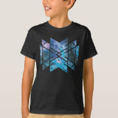 Gesacred Geometry Cosmic Galaxy Universe Buitenspa T-shirt (Voorkant)