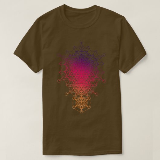 Gesacred Geometry Dimensional Star T-shirt (Design voorkant)