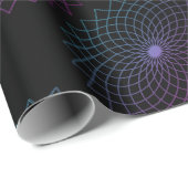 Gesacred Geometry Flower of Life Metatron Lotus Cadeaupapier (Rol Hoek)