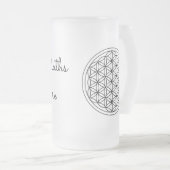 Gesacred Geometry Frosted Mok (Voorkant rechts)