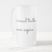 Gesacred Geometry Frosted Mok (Voorkant links)