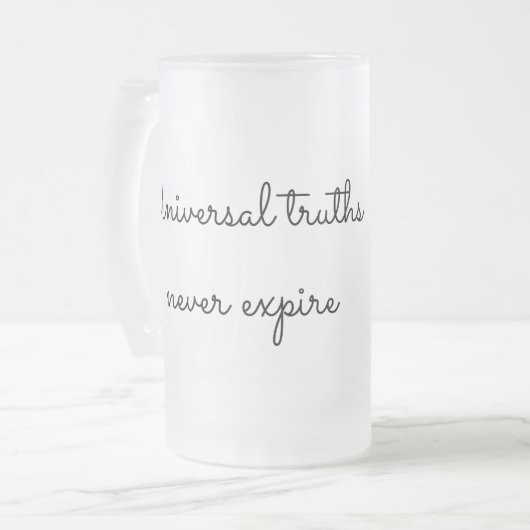 Gesacred Geometry Frosted Mok (Voorkant links)