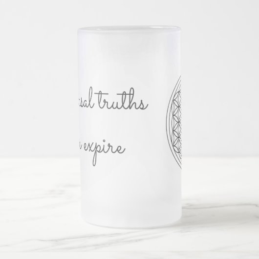 Gesacred Geometry Frosted Mok (Center)