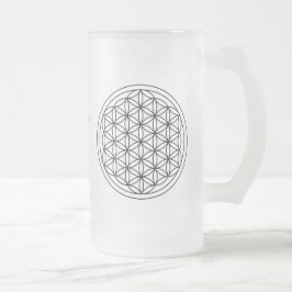 Gesacred Geometry Frosted Mok