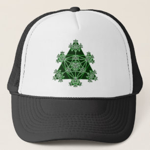 Gesacred Geometry: Groene driehoeken: Trucker Pet