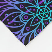 Gesacred Geometry naadloos patroon. Hindu-symbolen Fleece Deken (Hoek)