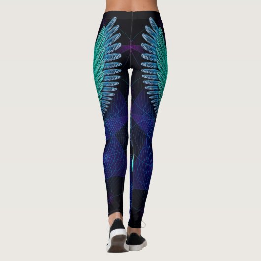 Gesacred Geometry Owl Leggings (Achterkant)