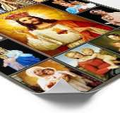 Gesacreerd hart/Gezegend Mary Poster (Hoek)