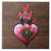 gesacreerd vlammenwand tegeltje (Voorkant)