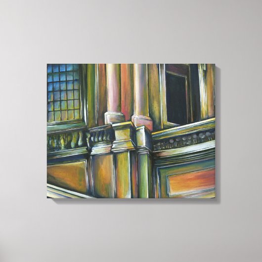 Gesamtkunst detail canvas afdruk (Voorkant)