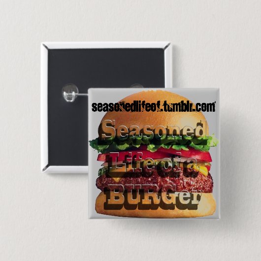 Gesasoned Life of a BURGer Silver Button (Voorkant /achterkant)