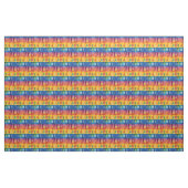 Gescalpeerde Stripe Floral Pattern-Papel Picado Stof (Yard (91,4 cm))