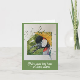  gescandaliseerde kraan groeten Kaart