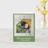  gescandaliseerde kraan groeten Kaart (Gele Bloem)