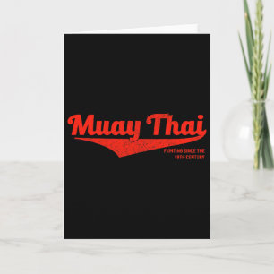 Geschaafde Muay Thai Kickboksen T-shirt, Mma Bjj,  Kaart