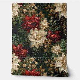 Geschaduwd Kerstballet Botanisch Behang