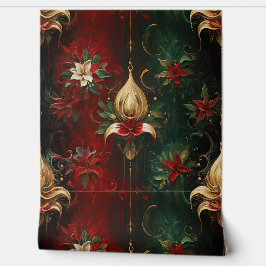 Geschaduwd Kerstballet Botanisch Behang