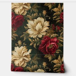 Geschaduwd Kerstballet Botanisch Behang