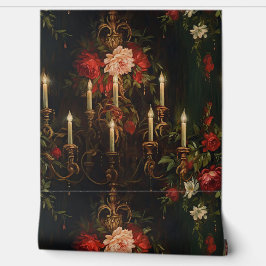 Geschaduwd Kerstballet Botanisch Behang