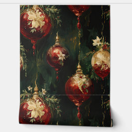 Geschaduwd Kerstballet Botanisch Behang