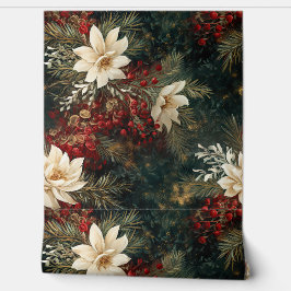 Geschaduwd Kerstballet Botanisch Behang