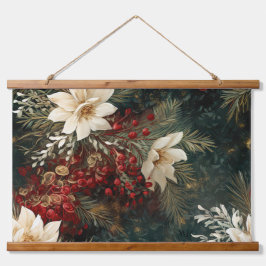 Geschaduwd Kerstballet Botanisch Hangend Wandkleed
