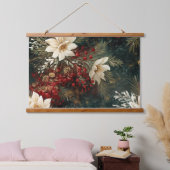 Geschaduwd Kerstballet Botanisch Hangend Wandkleed (Slaapkamer)