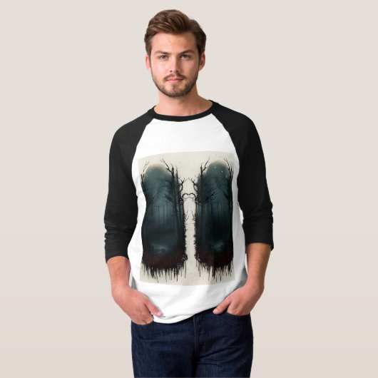 Geschaduwde Bossen T-Shirt (Voorkant volledig)