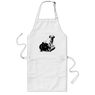 Geschaduwde Pugs, Keuken Inspiratie Lang Schort