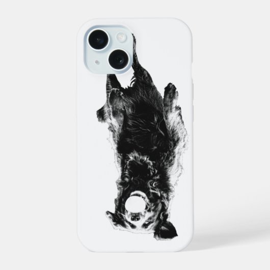 Geschaduwde speel focus iPhone 15 case (Achterkant)