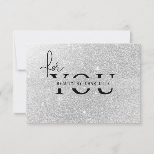 GESCHÄFTSBESCHEINIGUNG | Glitter | für Sie (Voorkant)