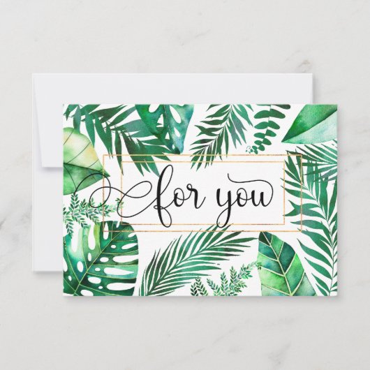 GESCHÄFTSGESCHENKZERTIFIKAT | for you (Voorkant)