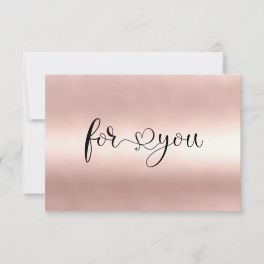 GESCHÄFTSGESCHENKZERTIFIKAT | for you (Voorkant)