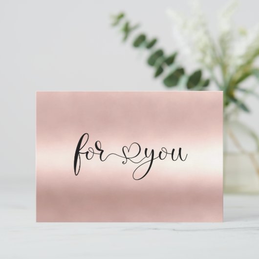 GESCHÄFTSGESCHENKZERTIFIKAT | for you (Staand voorkant)