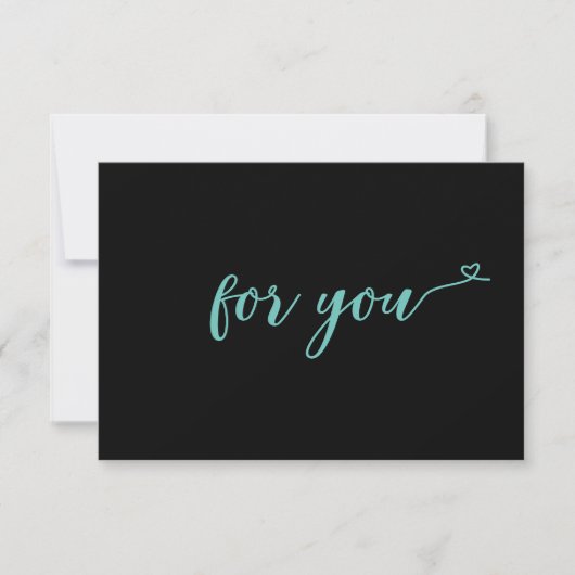 GESCHÄFTSGESCHENKZERTIFIKAT | for you (Voorkant)