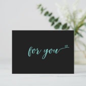 GESCHÄFTSGESCHENKZERTIFIKAT | for you (Staand voorkant)