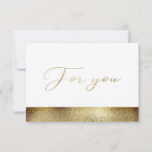 GESCHÄFTSGESCHENKZERTIFIKAT | Modern Gold (Voorkant)