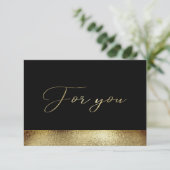 GESCHÄFTSGESCHENKZERTIFIKAT | Modern Gold (Staand voorkant)