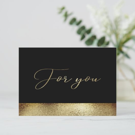 GESCHÄFTSGESCHENKZERTIFIKAT | Modern Gold (Staand voorkant)