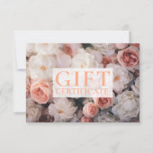 GESCHÄFTSKONTROLLBESCHEINIGUNG | Modern | Floral | (Voorkant)