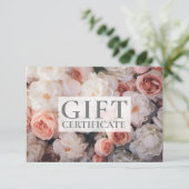 GESCHÄFTSKONTROLLBESCHEINIGUNG | Modern | Floral | (Staand voorkant)
