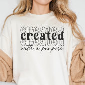 Geschapen met een doel Tri-Blend shirt