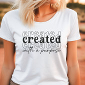 Geschapen met een doel Tri-Blend shirt